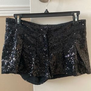 Sequin shorts